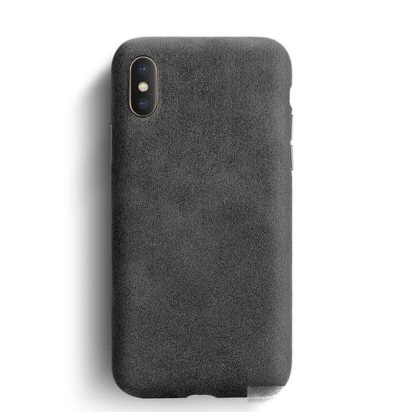 

sancore for iphone x xs max case artificial leather full-protection alcantara business phone shell suede back cover bag