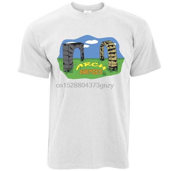 

novelty pun t shirt arch enemies pun slogan joke silly bridge plus size clothing tee shirt