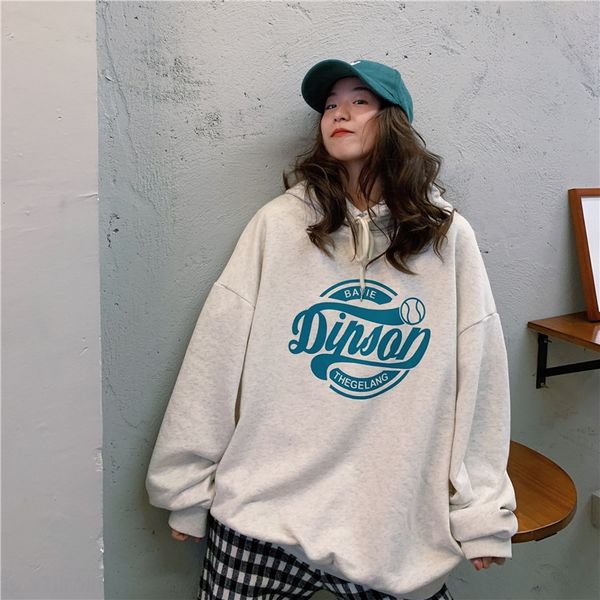 

women's spring and autumn thin sweater sweater loose korean style 2020 new fairy trendy ins slimming lazy style bf boyqp, Black