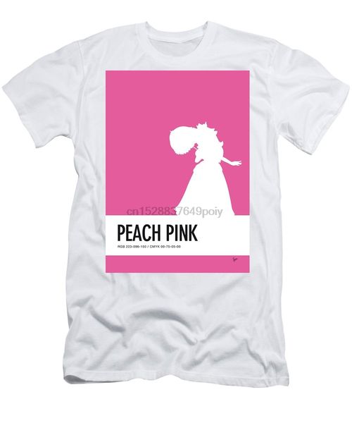 

no44 my minimal цветовой код poster peach mens t-shirt