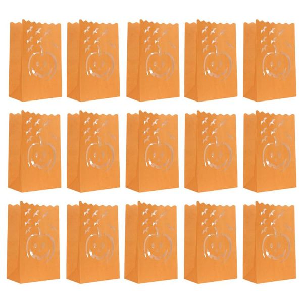 

20pcs romantic hollow candle pouches candle bags luminary bags tealight for wedding halloween