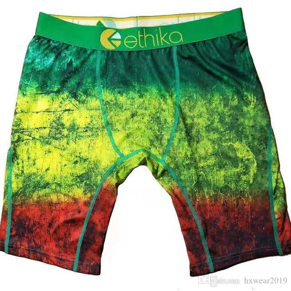

random styles ethika men's staple underwear boxers stripe sports rock excise boxers skateboard street fashion streched legging quick dr, Black;white
