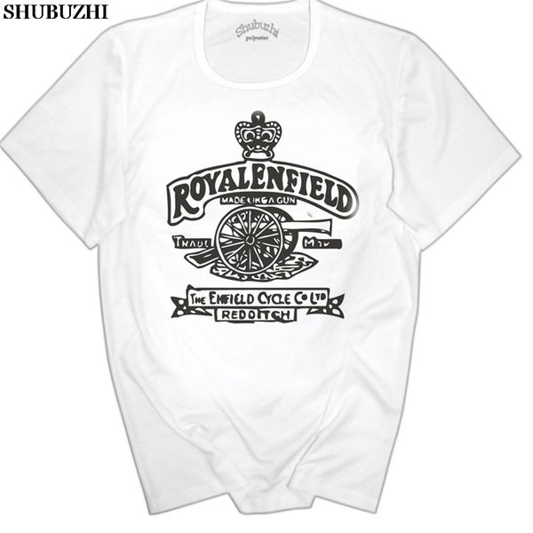 

аниме печати tee royal enfield - сделано, как пистолет логотип t-shirt cartoon футболка homme высокого качества размер топ тройники евро