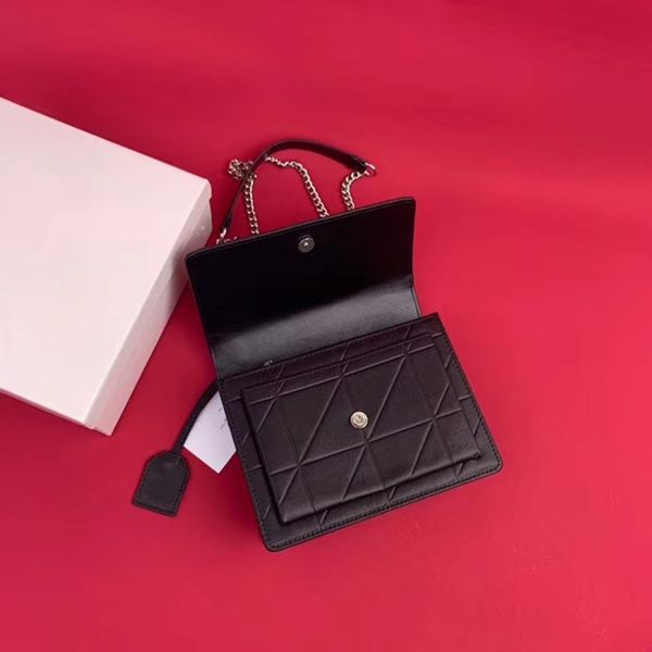 

factory wholesales women fashion saddle shoulder designers leather classic bag metal chain saddle bag layer women calf for bags kholq, Red;black