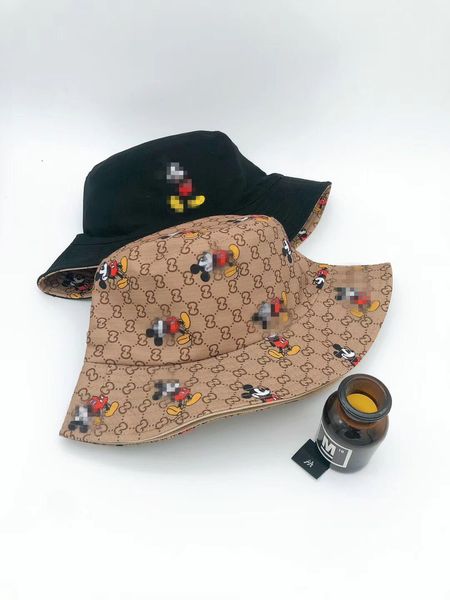 

горячий бренд продажи моды мышонок складная дамы вс hat пляжного отдыха sun hat мужские открытый летний bucket hat, Blue;gray