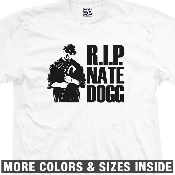

rip nate dogg r.i.p. dpg t-shirt 2019 new fashion men's t-shirts short sleeve print cool t shirts