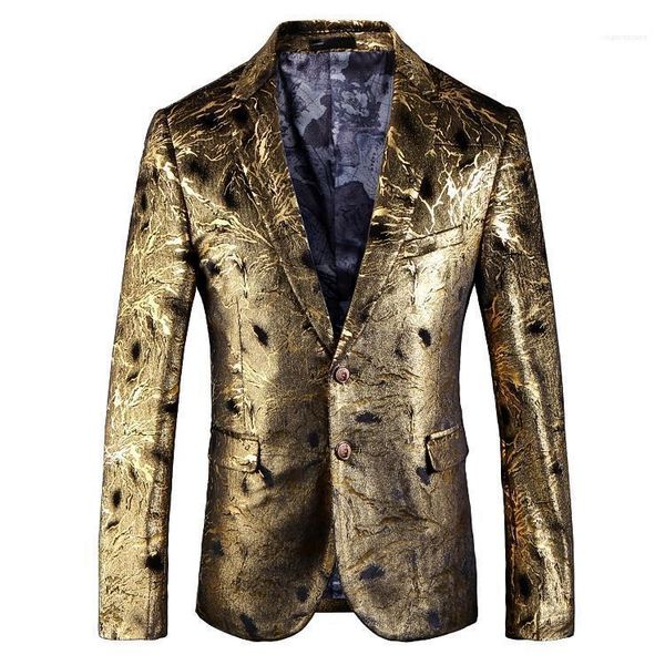 

две кнопки карманы blazer осень зима мужчины блейзеры костюмы 19ss new designer gold, White;black