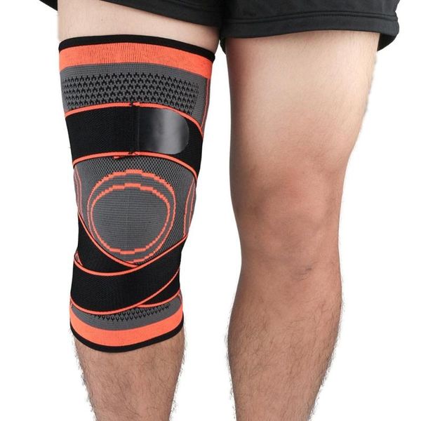 

1pc non-slip knee brace compression knee sleeve sports pad running basketball fitness cycling tennis protector, Black;gray