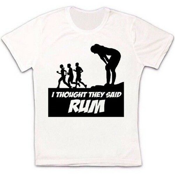 

i thought they said rum funny retro vintage hipster t shirt 2101 confortable tee shirt
