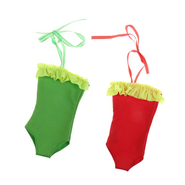 

2pcs dolls clothing swimsuit swimwear accessories for 1/3 bjd msd dod doll
