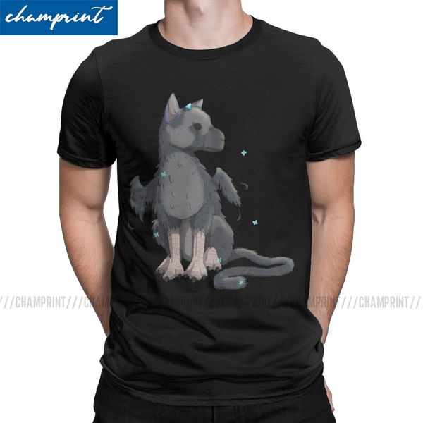 

leisure trico the last guardian t-shirts for men t shirt shadow of the colossus videogame short sleeve tees 6xl clothes