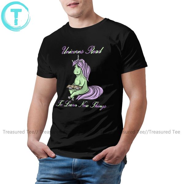 

unicorn things t shirt unicorns read to learn new things t-shirt men printed tee shirt short sleeves tshirt