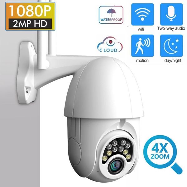 

cgjxs sdeter 1080p ptz security wifi camera outdoor speed dome wireless ip camera cctv pan tilt 4x zoom ir network surveillance 720p t191018