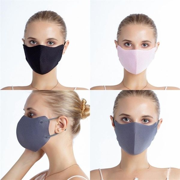 

washable reusable face masks adjustable earloops mascarilla protect mouth respirator wear resistance outdoors good foldables 3 5lf e2