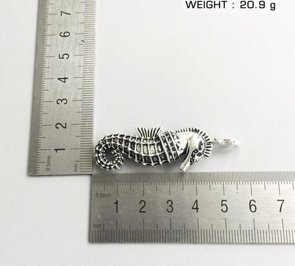 

sea horse pendants for necklace women men thomas style silver black cz fashion diy jewelry making accessories 2018 new88