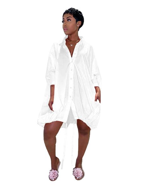 

women shirt dresses fashion natutal color asymmetrica shirt dresses casual long sleeve lapel neck dress womens designer clothing, Black;gray
