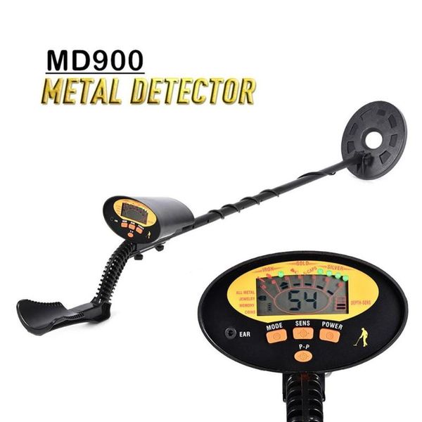 

metal detector md-900 underground gold metal finder treasure with lcd display waterproof coil