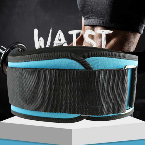 

fitness waist belt gym weight lift support fitness equipment, Black;gray