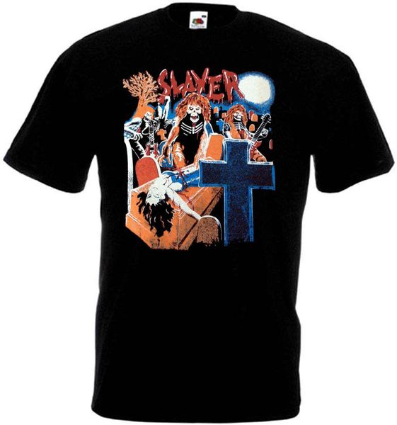 

slayer live undead v6 t shirt black trash heavy metal all sizes s-3xl summer short sleeves new fashion t-shirt