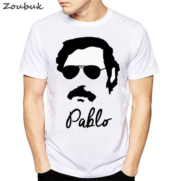 

футболка harajuk топы футболка нарко godfather pablo escobar аним мужчина эстетическая мода мужской / женщины tee shirt
