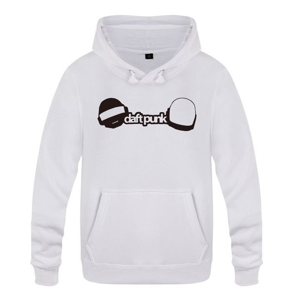 

daft punk alive dance dj hoodies men 2018 men's pullover fleece hooded sweatshirts