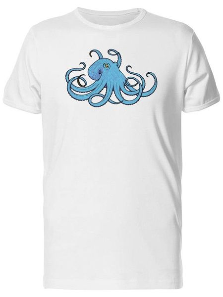 

tattoo blue ocs line art men's tee -image by breathable tee shirt