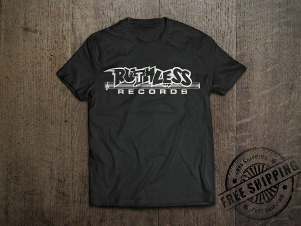 

neu ruthless records white logo t shirt - jerry heller eazy-e compton old school