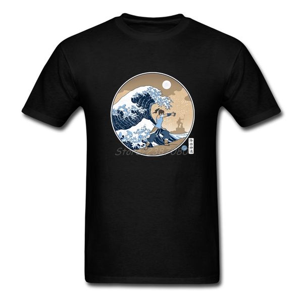 

the great wave of republic city t shirt short sleeve custom men's t-shirts summer undertale plus size cotton funny tees shirts