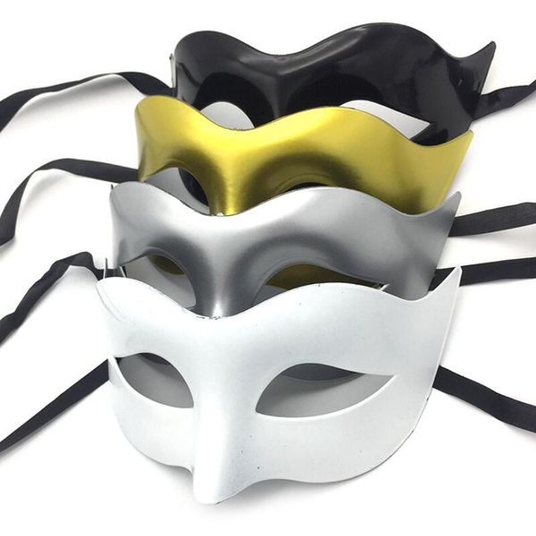 Frauen Fahion Venezianische Party Maske Römischer Gladiator Halloween Party Masken Mardi Gras Maskerade Maske (Gold Silber Weiß Schwarz) LX3221