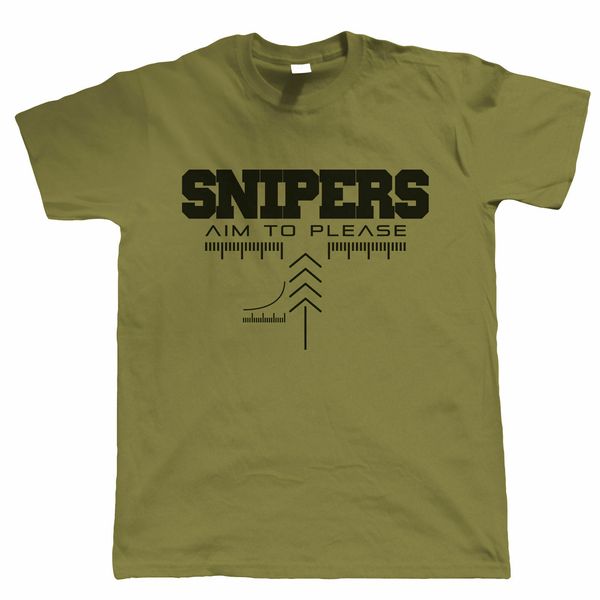

snipers aim to please, mens gamer, airsoft or paintball t shirt 2019 flash print cotton slim fit crew neck printing casual