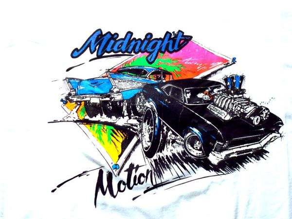 

midnight motion rod t-shirts' very colorful and newo