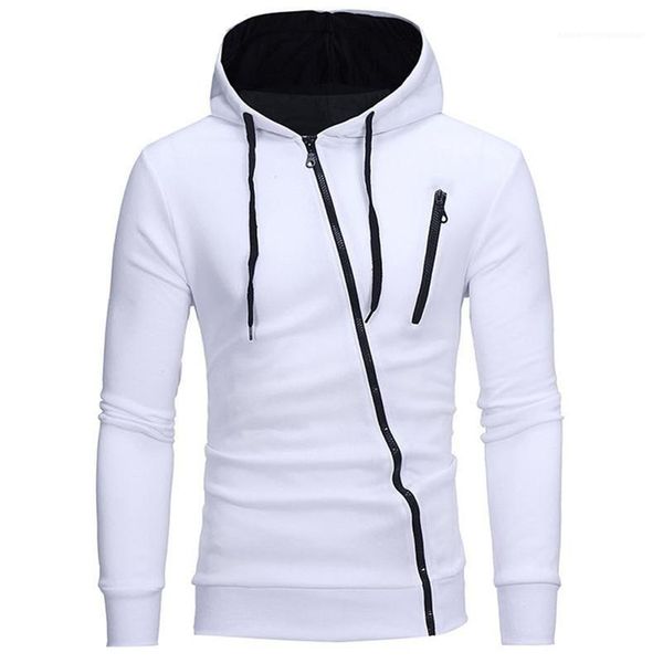 

jacket casual coat autumn and winter round neck hooded long sleeve warm sports coat fashion hooded zipper, Black