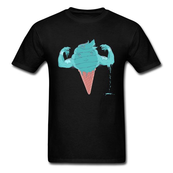 

ice cream muscle boy t-shirt custom personalized anime print tees t-shirt 2018 create design pure cotton clothes shirt