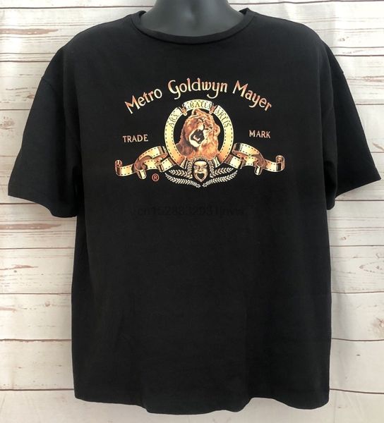 

printing metro goldwyn mayer mgm mens cool o neck t-shirt tee short sleeve