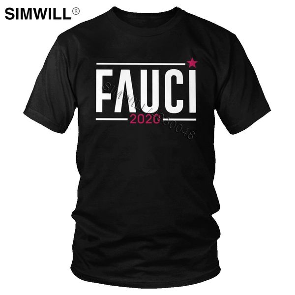 

trend doctor dr fauci 2020 t shirt men fashion eco cotton tee o neck short sleeved summer in trust t-shirt