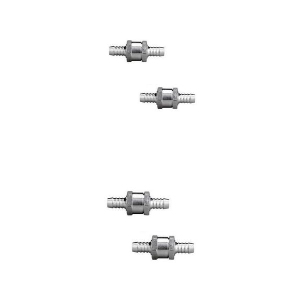 

2 pairs aluminum alloy 6mm 10mm petrol water oil fuel non return check valve