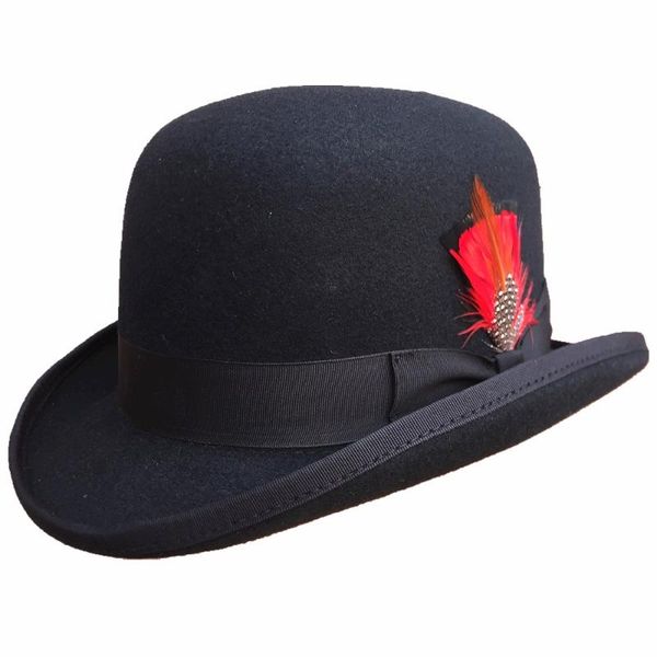 

black men's wool felt hat bowler hats -discount for us order, Blue;gray