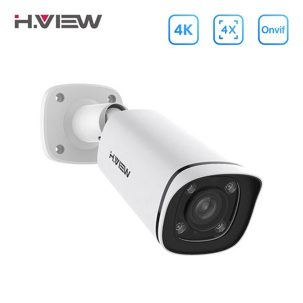 

8MP Poe Ip Camera H.265 4X Optical ZOOM Bullet Outdoor Waterproof cctv Security Surveillance Camera For Poe Nvr Onvif