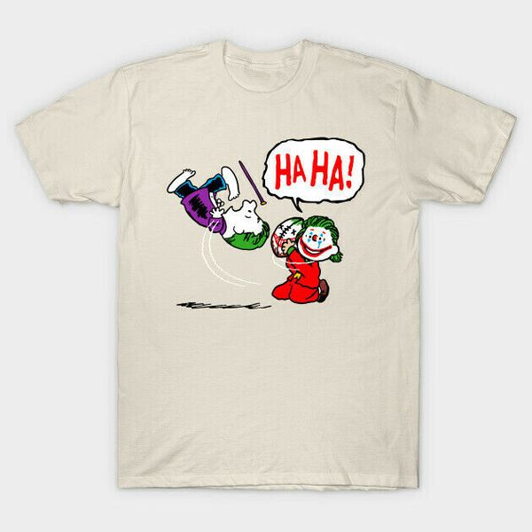 

kicking joke peanuts charlie lucy joker jared leto joaquin phoenix white t shirt men women tee shirt casual print fashion