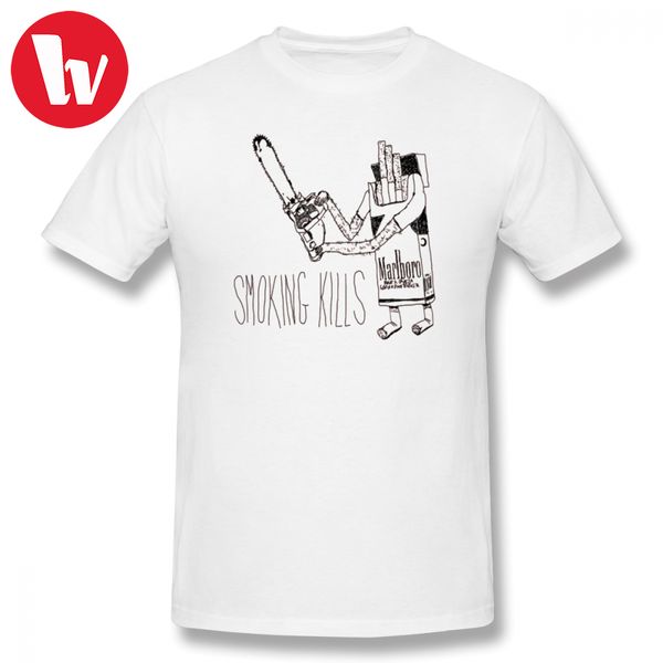 

smoking kills t-shirt men cartoon print 100 cotton t shirts wholesale short sleeve basic t-shirts streetwear funny tee shirt