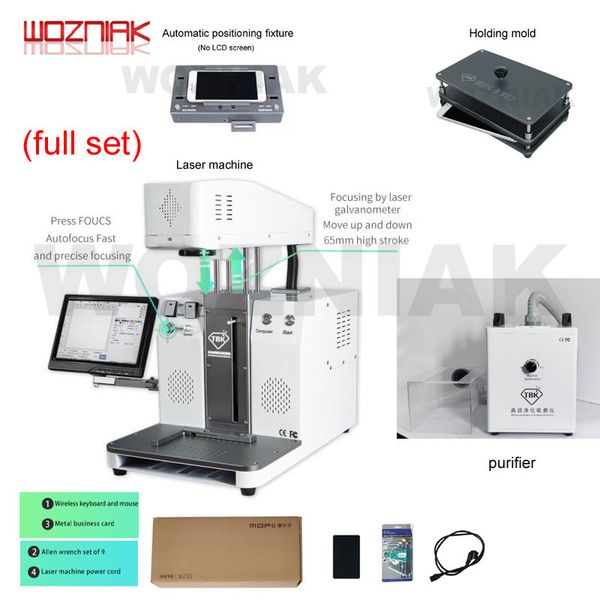 

tbk-958c mini printer cnc laser engraving machine lcd laser repair machine for 11 x xs xsmax 8 8+ back cover removing