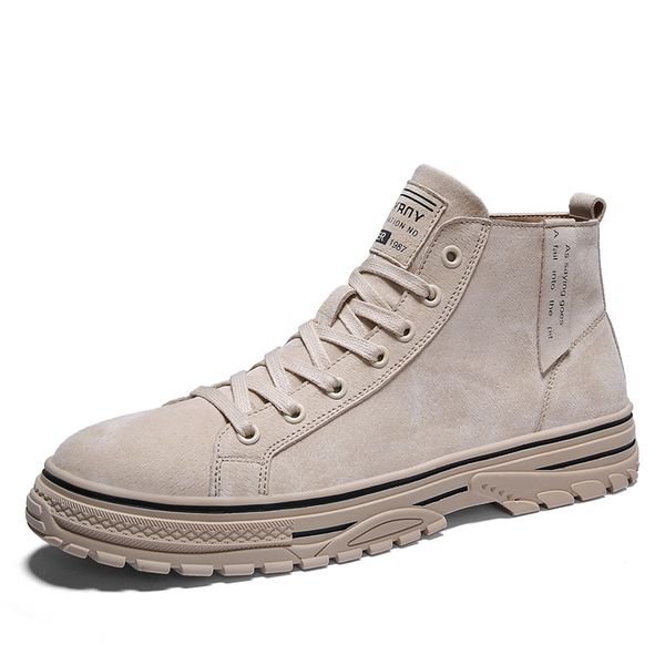 

winter boots men 2020 fashion army boots men' s tactical desert combat high ankle men outdoor work shoes, Black