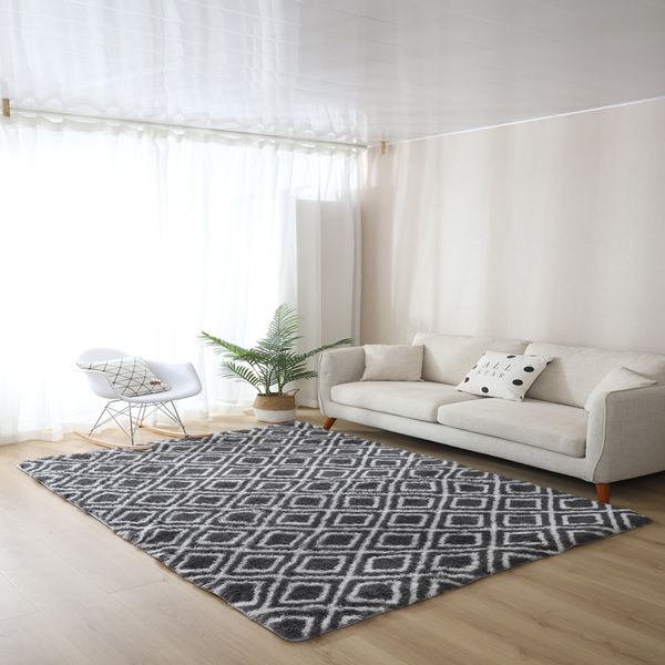 

carpets crawling mat nordic style living room coffee table carpet gradient non-slip rug bedroom bedside plush household floor