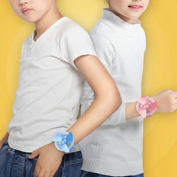 

electric fans tod-usb fan adjustable ruler wristwatch portable mini with 3-speed wind design and body lock
