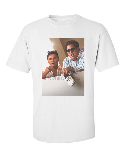 

uptown classics wolf of wall street shoe dicaprio white crew neck tee t-shirt summer style casual wear tee shirt