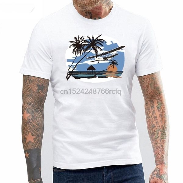 

fashion summer male boy aircraft casual tshirt beach print t-shirts shirts