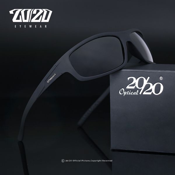 

20/20 optical brand design new polarized sunglasses men fashion male eyewear sun glasses travel fishing oculos pl66 with box zxt5, White;black