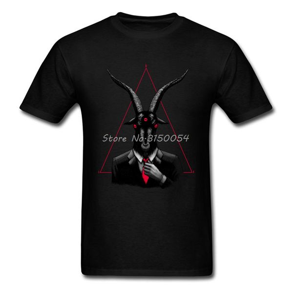 

сатана сатанинская бафомет коза trader 3d t-shirt колдовство смешные tshirt высокого качества зла monster hunter тенниска тройников harajuku
