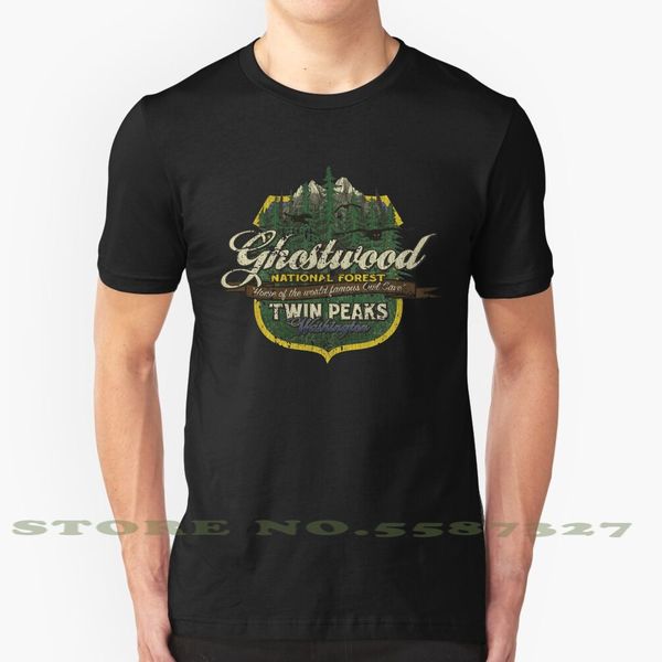 

ghostwood national forest vintage summer funny t shirt for men women twin peaks owl cave ghost haunted northwest washington