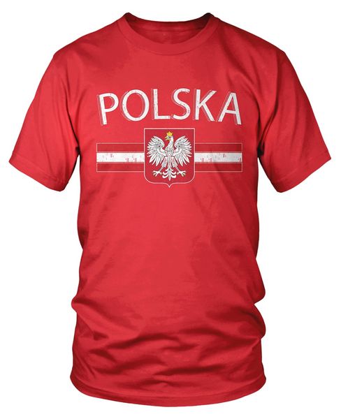 

мужская polska польша флаг и польский белый орел t-shirt